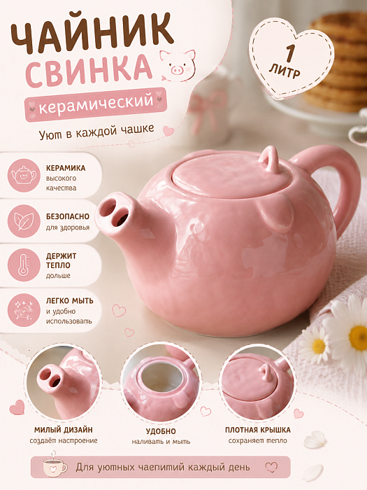 Чайник Свинка
