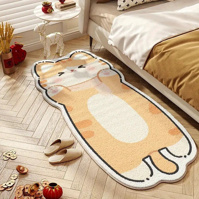 Коврик Длинный котик